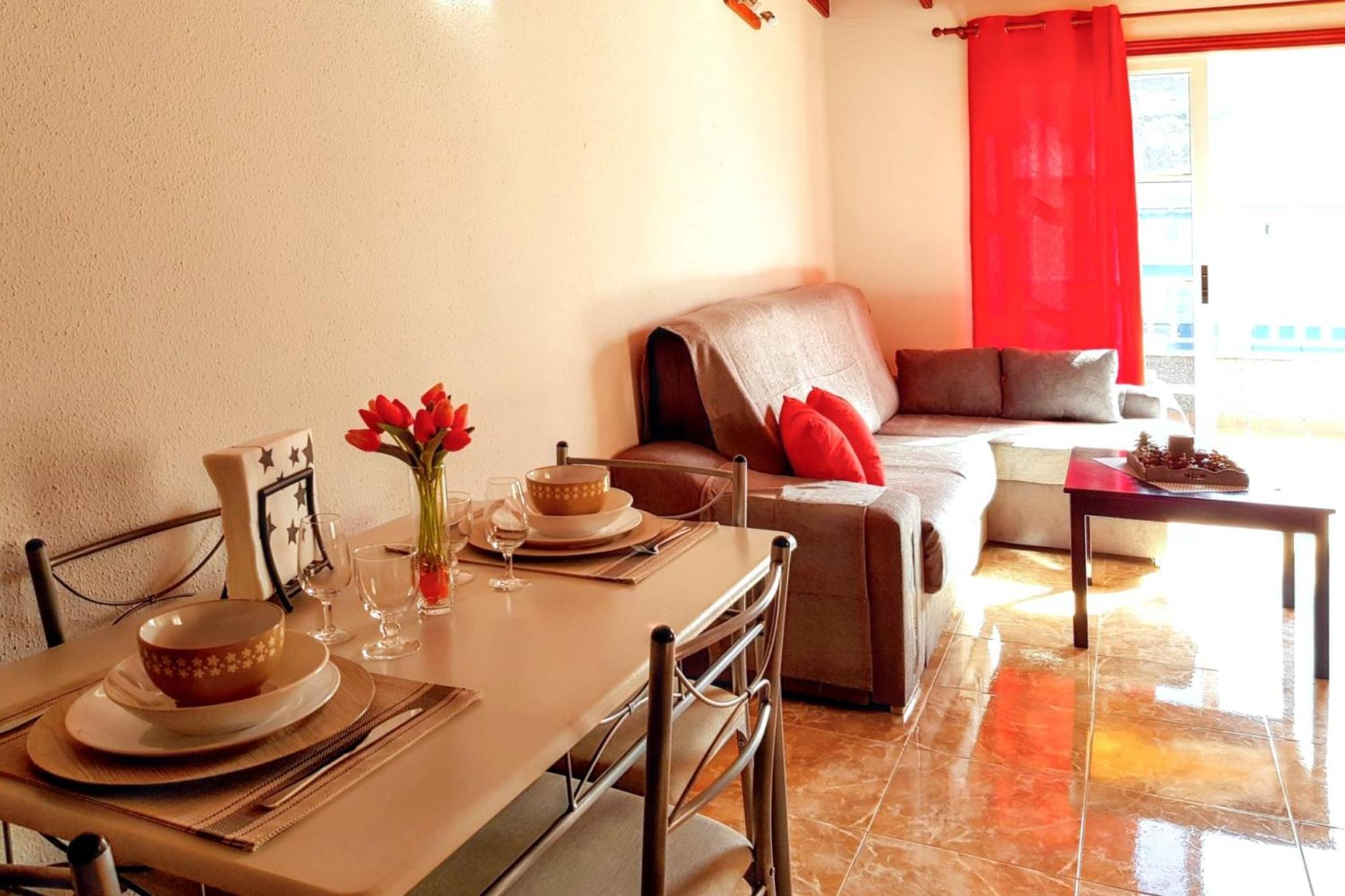 Modern Apartment In Puerto De Santiago - 65 Sqm - Mountain View Buitenkant foto